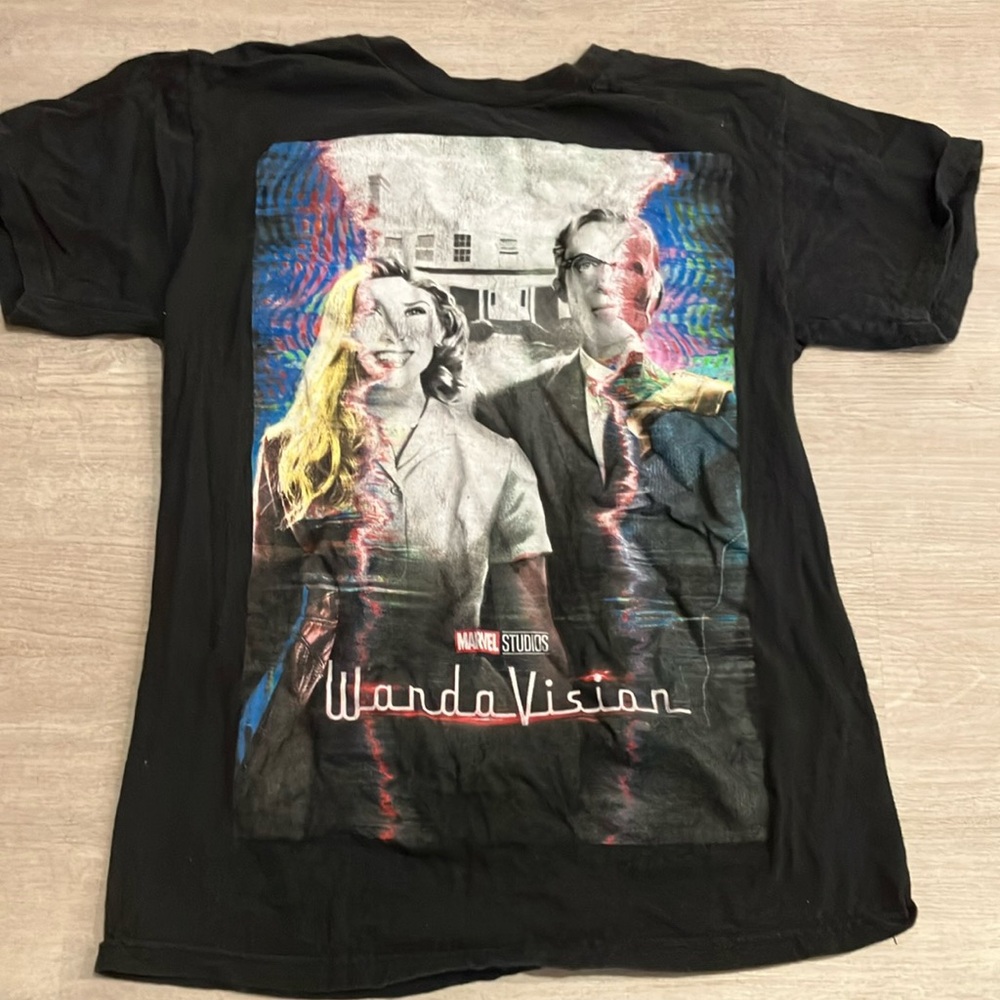 Black WandaVision Graphic T-Shirt